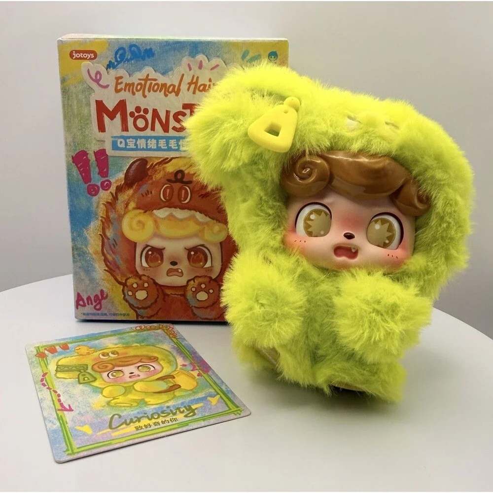JOTOYS Q.kid Emotional Hairy Monsters Plush Blind box -  Confirmed CURIOSITY